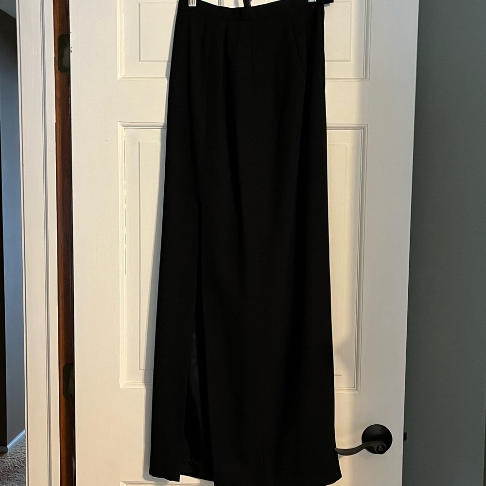 Adrianna Papell Black Maxi Skirt